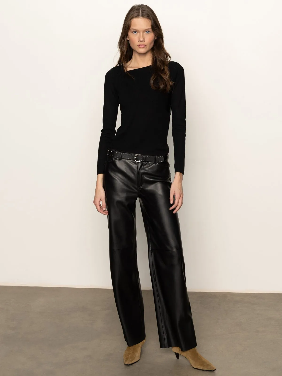 Long Sleeve Shoulder Twist Top Black sold by Sanctuary product image thumbnail 5