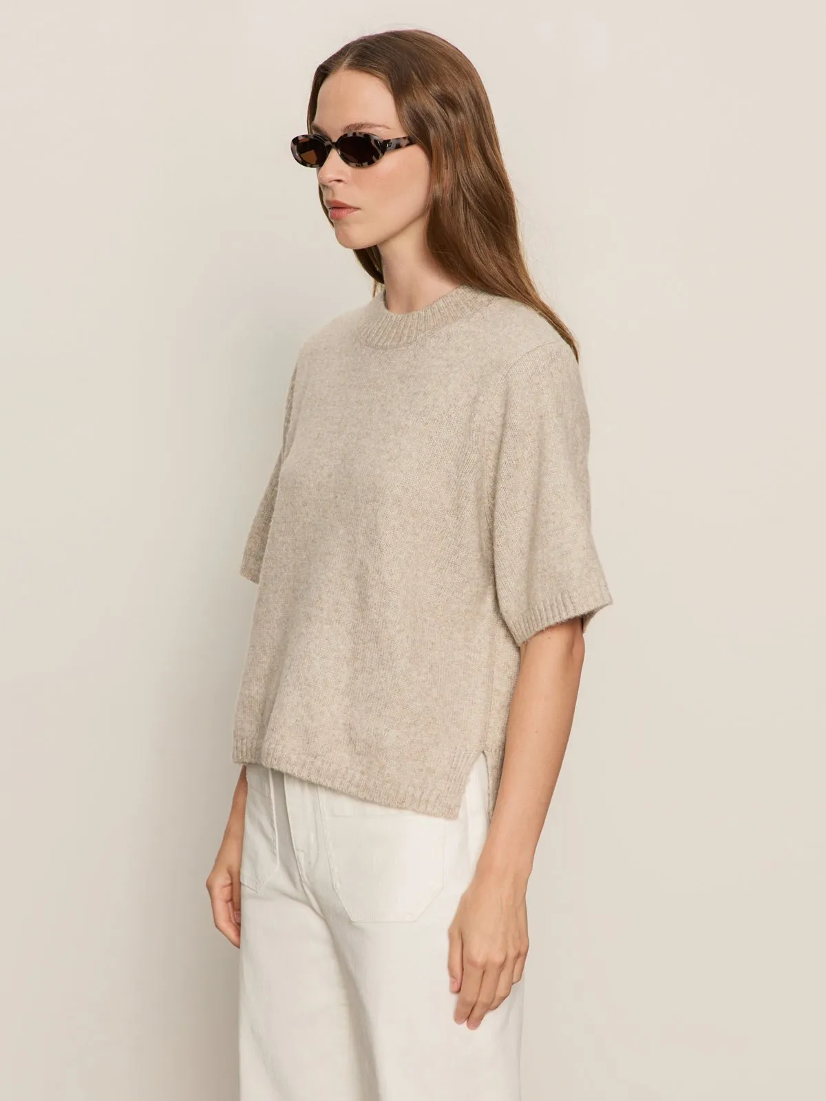 Perfect Sweater Tee Heather Pearl sold by Sanctuary product image thumbnail 4