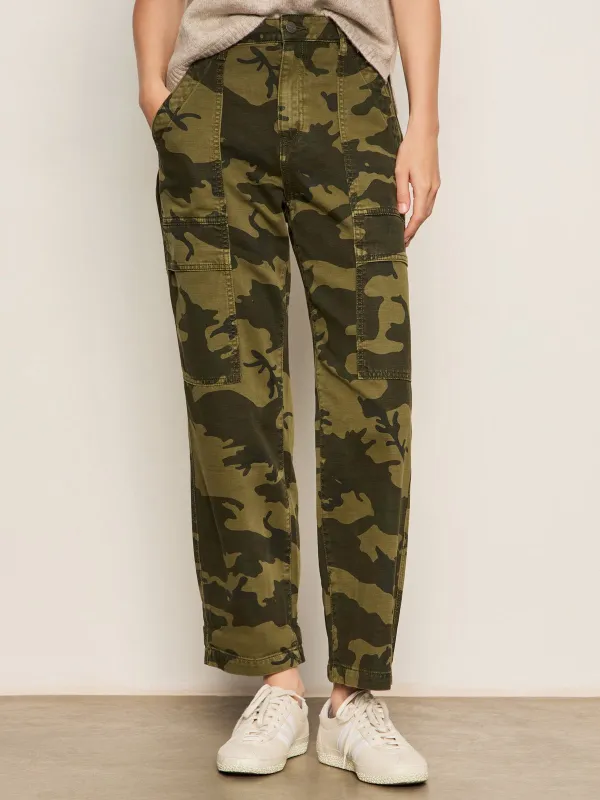 Boyfriend Utility Pant Rambler Camo sold by Sanctuary