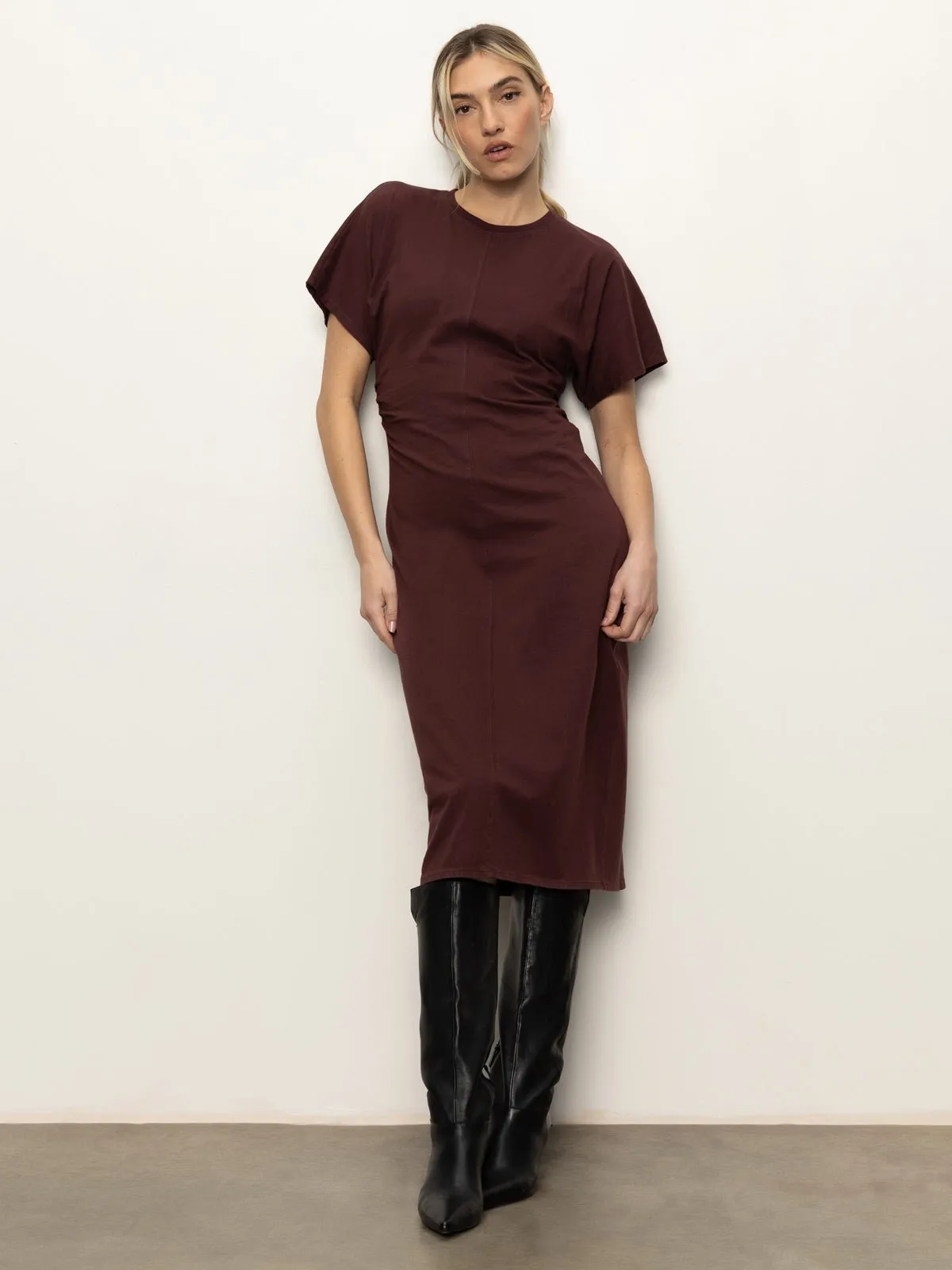 Cinched Waist T-Shirt Dress Chicory sold by Sanctuary product image thumbnail 3