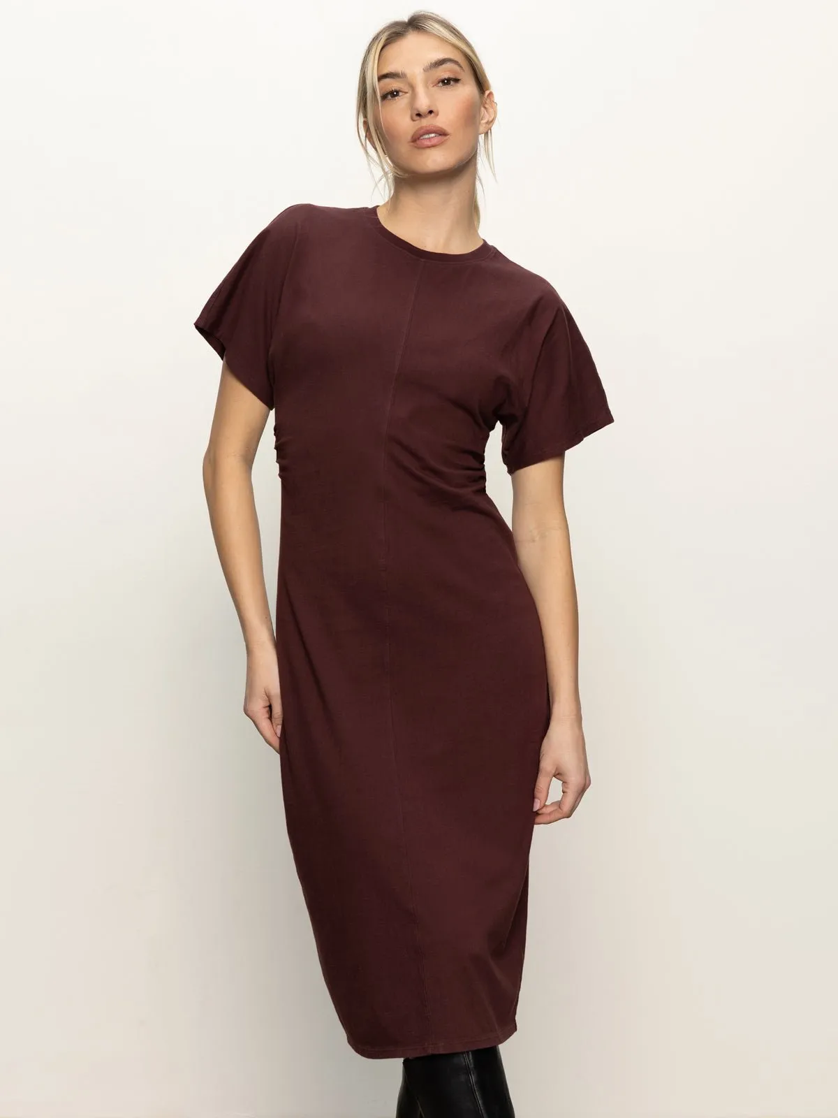 Cinched Waist T-Shirt Dress Chicory sold by Sanctuary