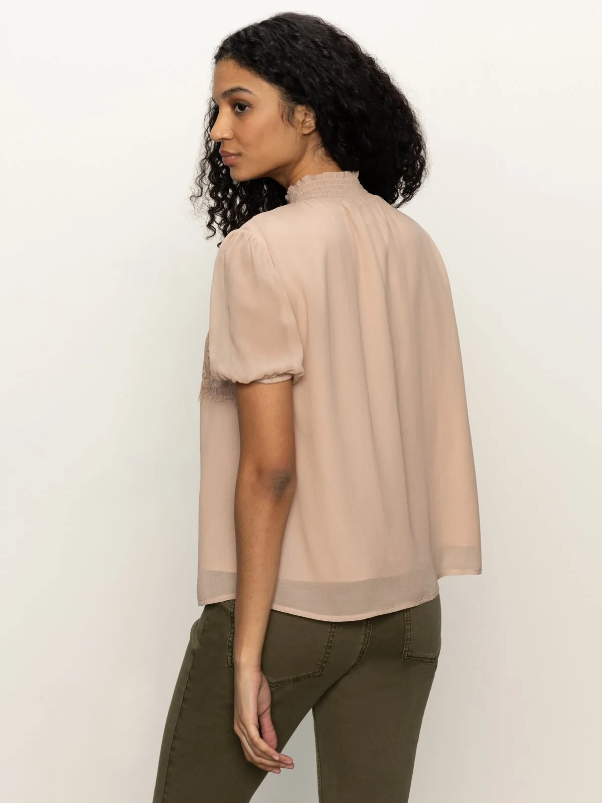 Sweet Romance Lace Top Fawn sold by Sanctuary product image thumbnail 4