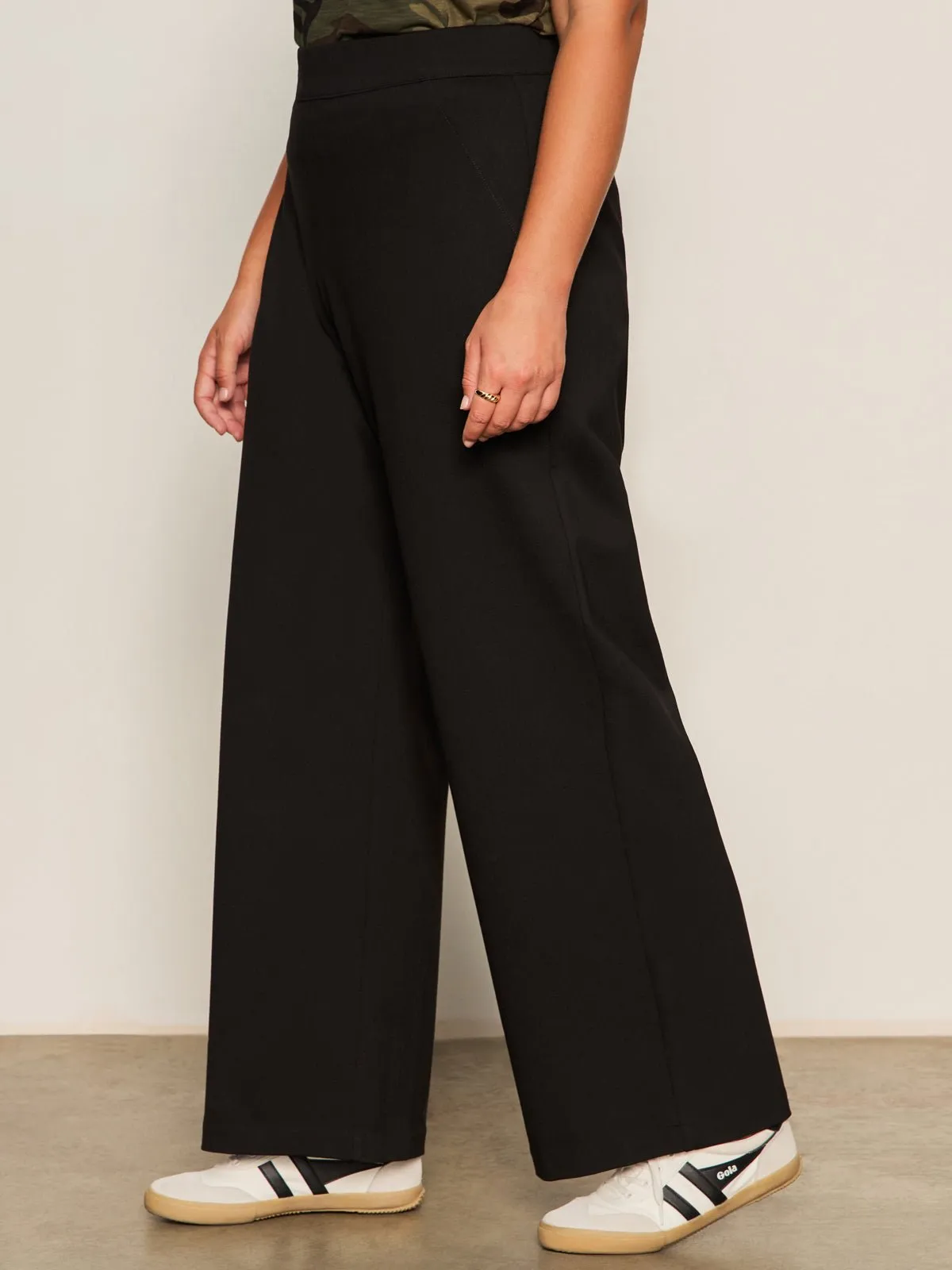 Runway Ponte Trouser Black Extended Sizing sold by Sanctuary product image thumbnail 2