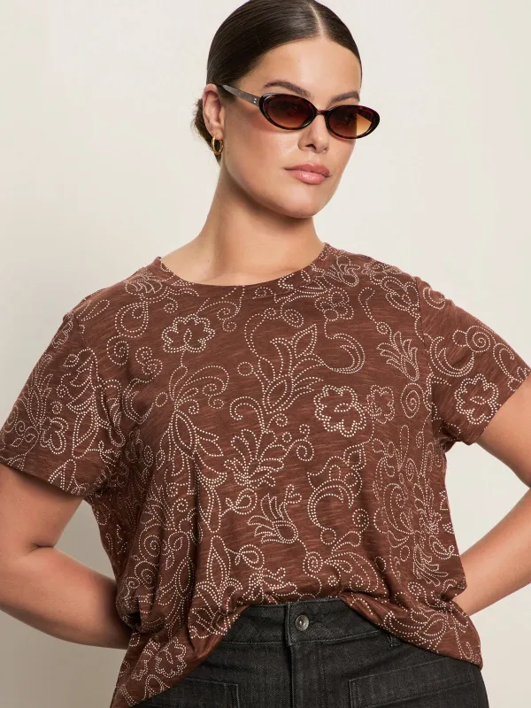 The Perfect Tee Boheme Extended Sizing sold by Sanctuary