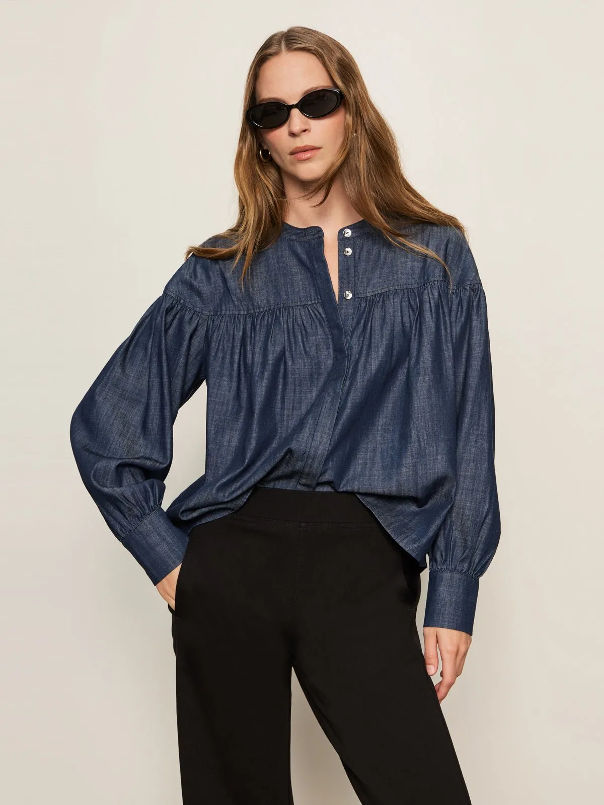 Personal Best Blouse Moonshadow sold by Sanctuary