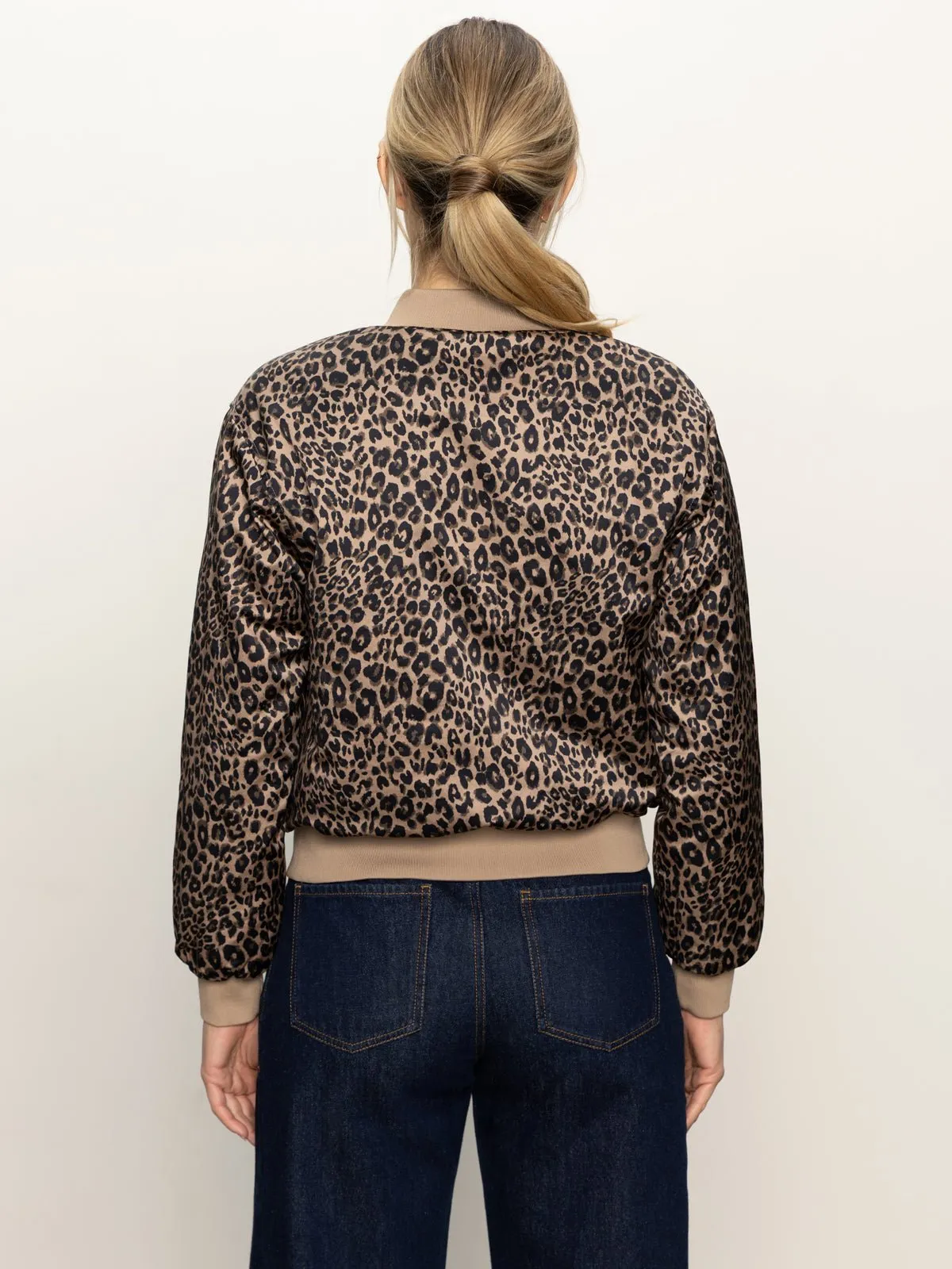 Monroe Sateen Bomber Jacket French Kitty sold by Sanctuary product image thumbnail 4