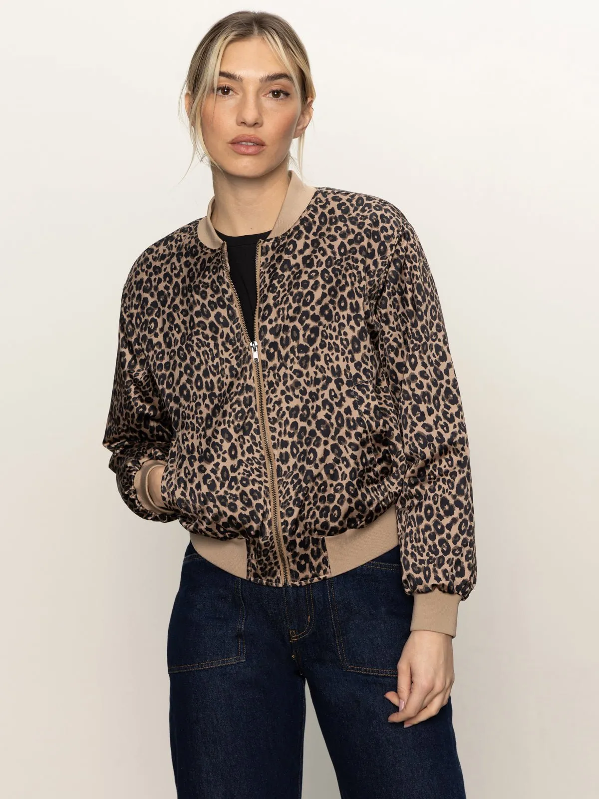 Monroe Sateen Bomber Jacket French Kitty sold by Sanctuary product image thumbnail 3