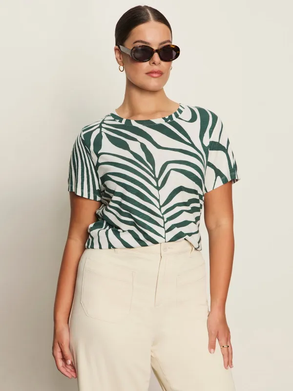 The Perfect Tee Green Oasis Extended Sizing sold by Sanctuary
