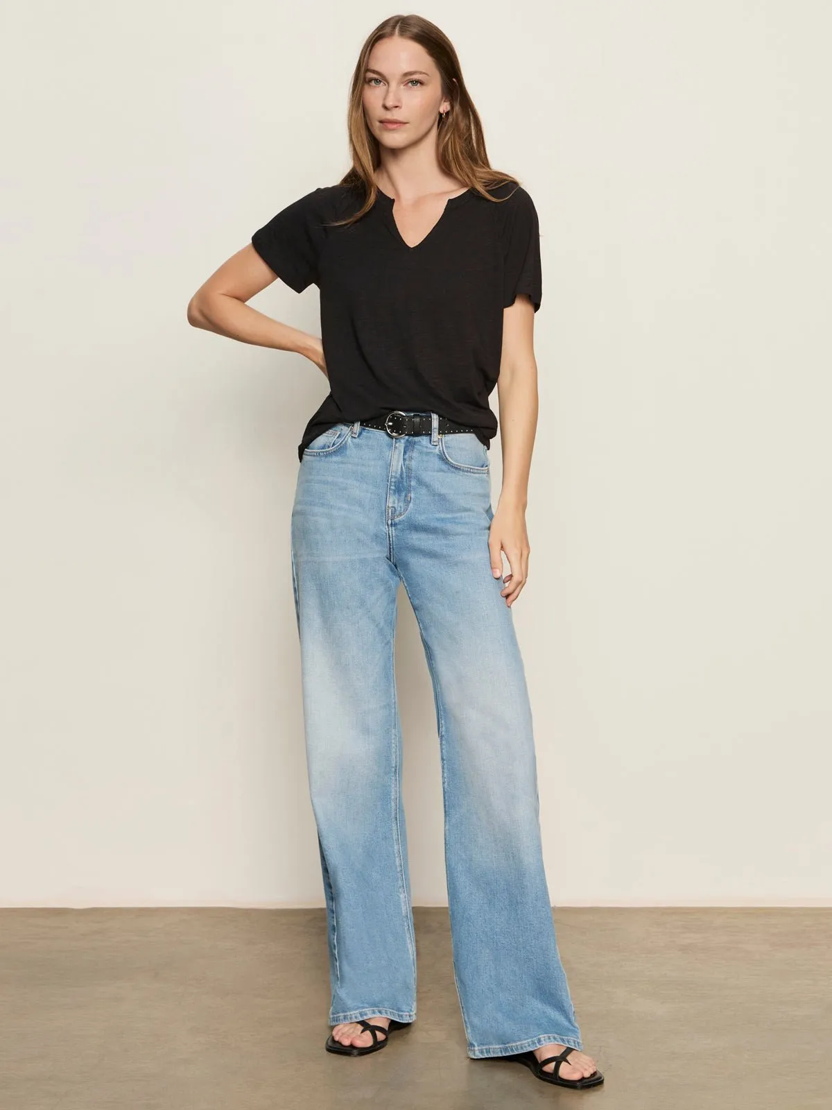 Notch Neck Tee Black sold by Sanctuary product image thumbnail 5