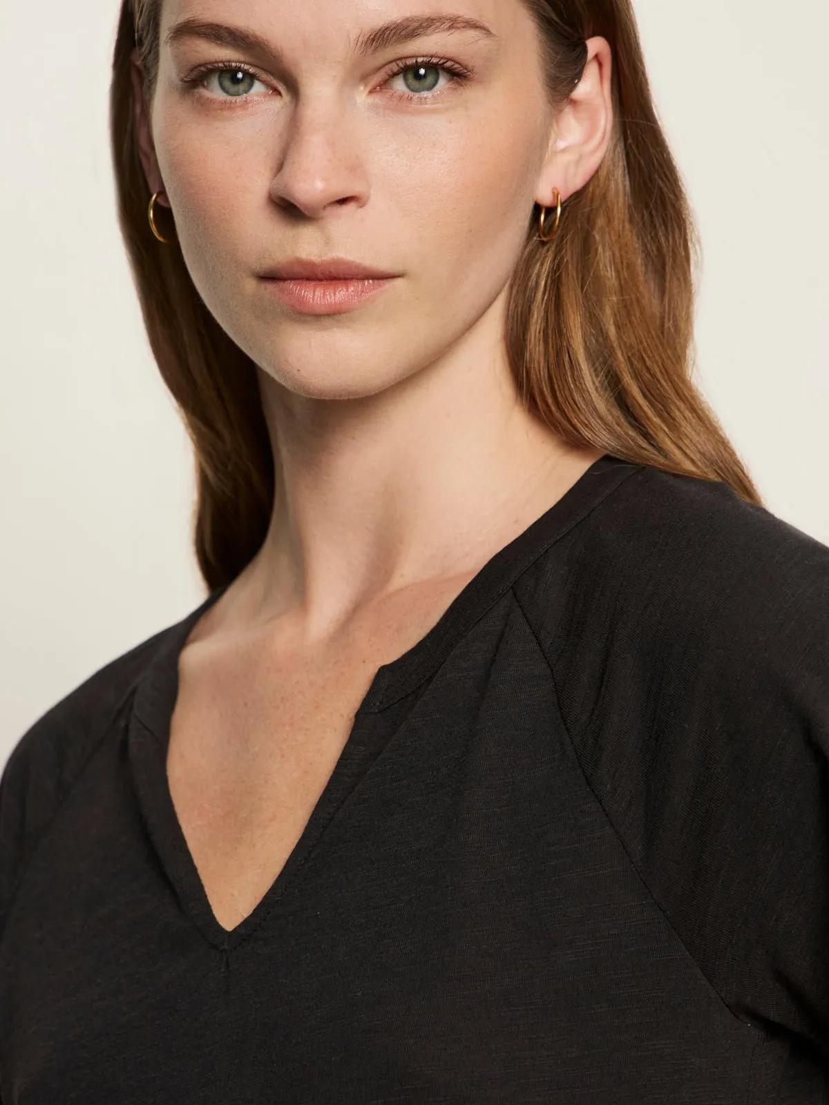 Notch Neck Tee Black sold by Sanctuary product image thumbnail 4