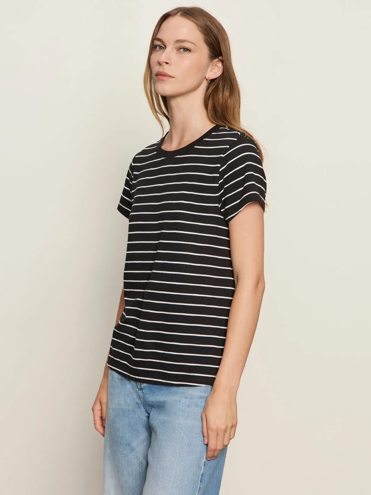 The Perfect Tee White/Black Stripe sold by Sanctuary product image thumbnail 4