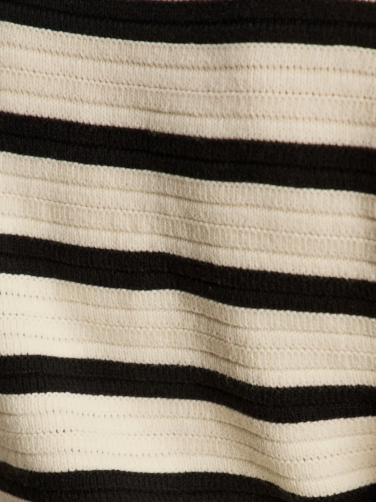 Textured Sweater Vest Macrame/ Black Stripe 3 Extended Sizing sold by Sanctuary product image thumbnail 5