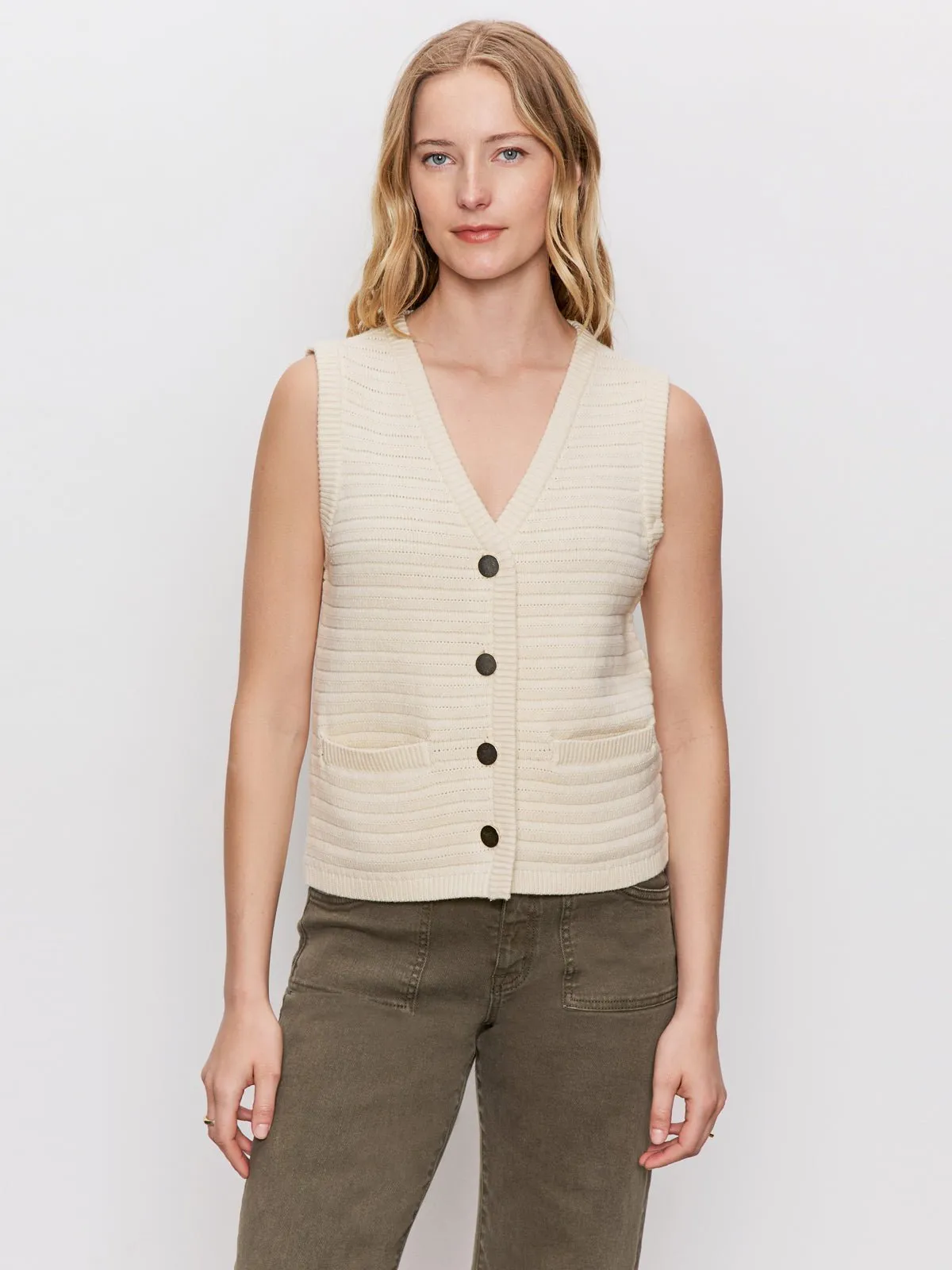Textured Sweater Vest Macrame sold by Sanctuary product image thumbnail 2
