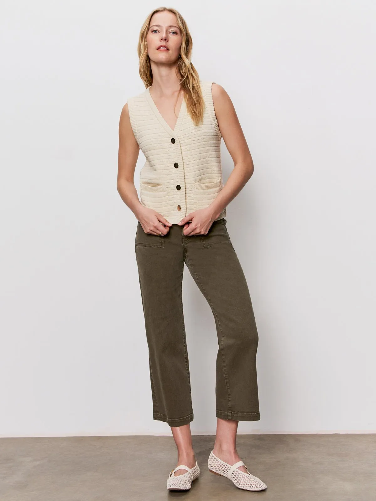 Textured Sweater Vest Macrame sold by Sanctuary product image thumbnail 5