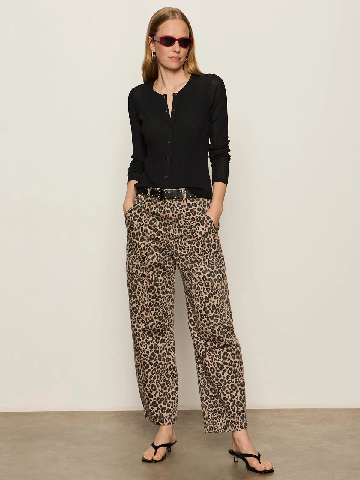 Lightweight Ribbed Cardi Black sold by Sanctuary product image thumbnail 5