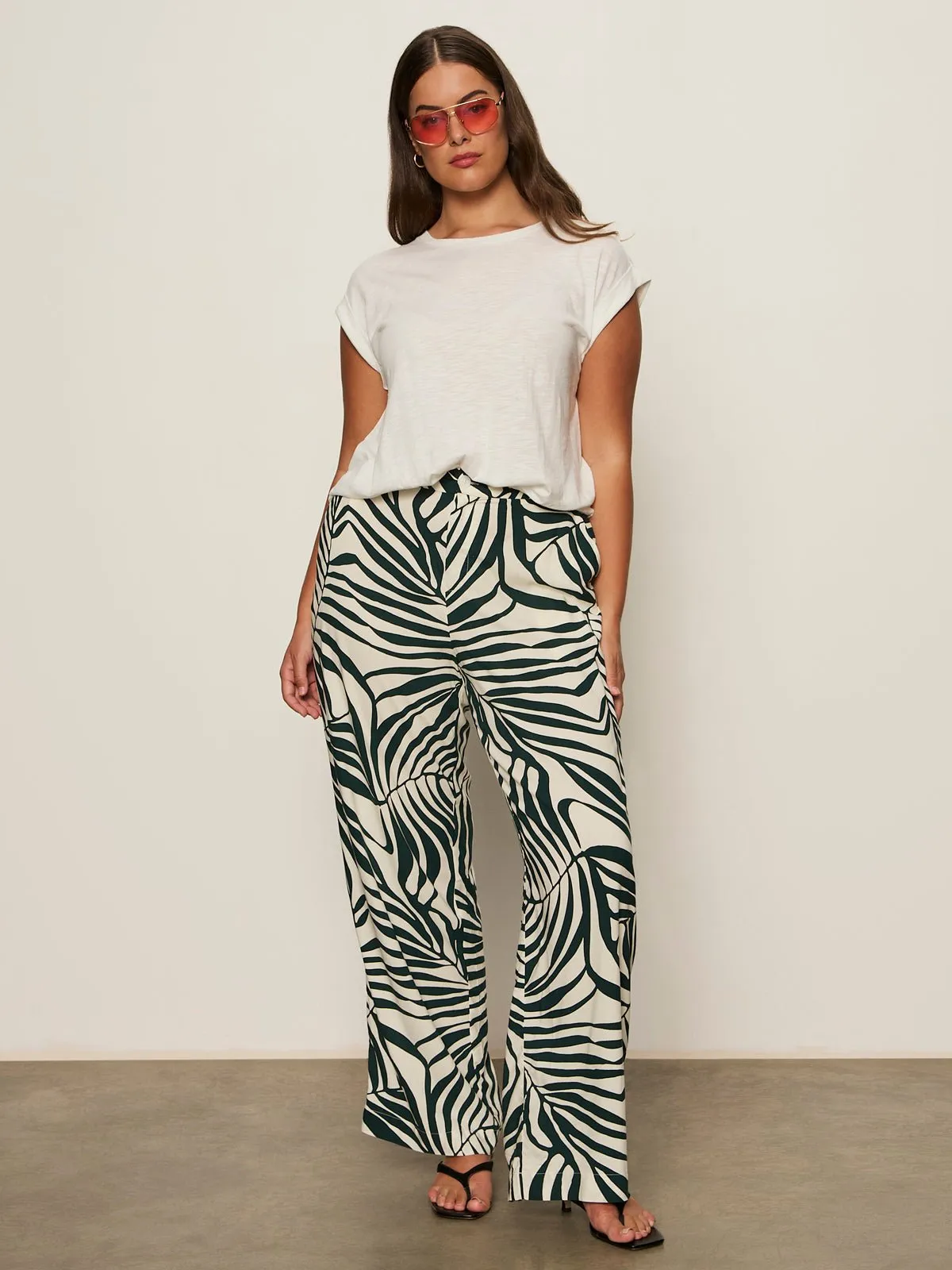 The Soft Trouser Green Oasis Extended Sizing sold by Sanctuary product image thumbnail 4