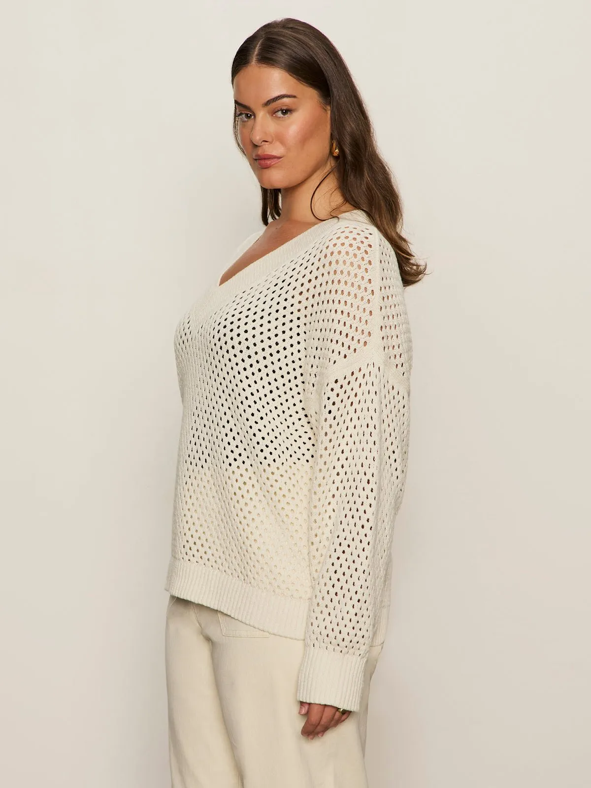 Airy Openwork Sweater Macrame Extended Sizing sold by Sanctuary product image thumbnail 3