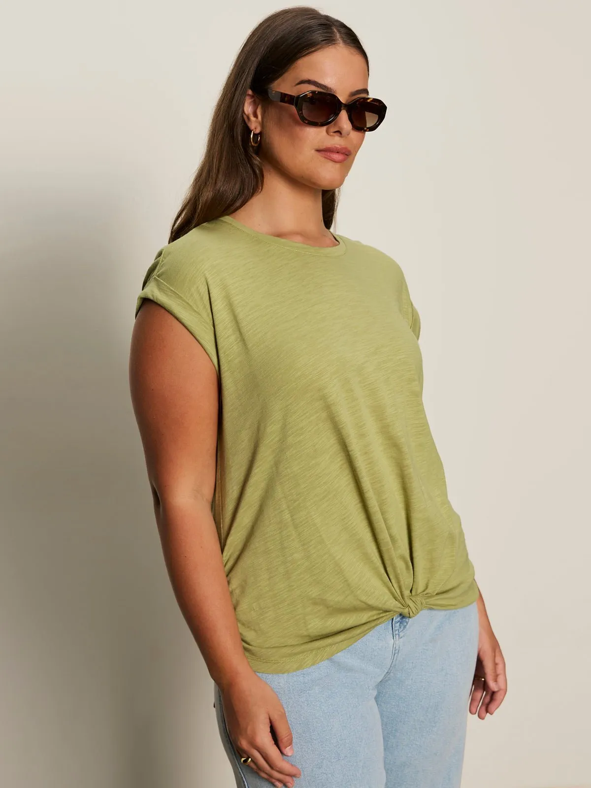 Knotted Muscle Tee Bamboo Extended Sizing sold by Sanctuary product image thumbnail 2