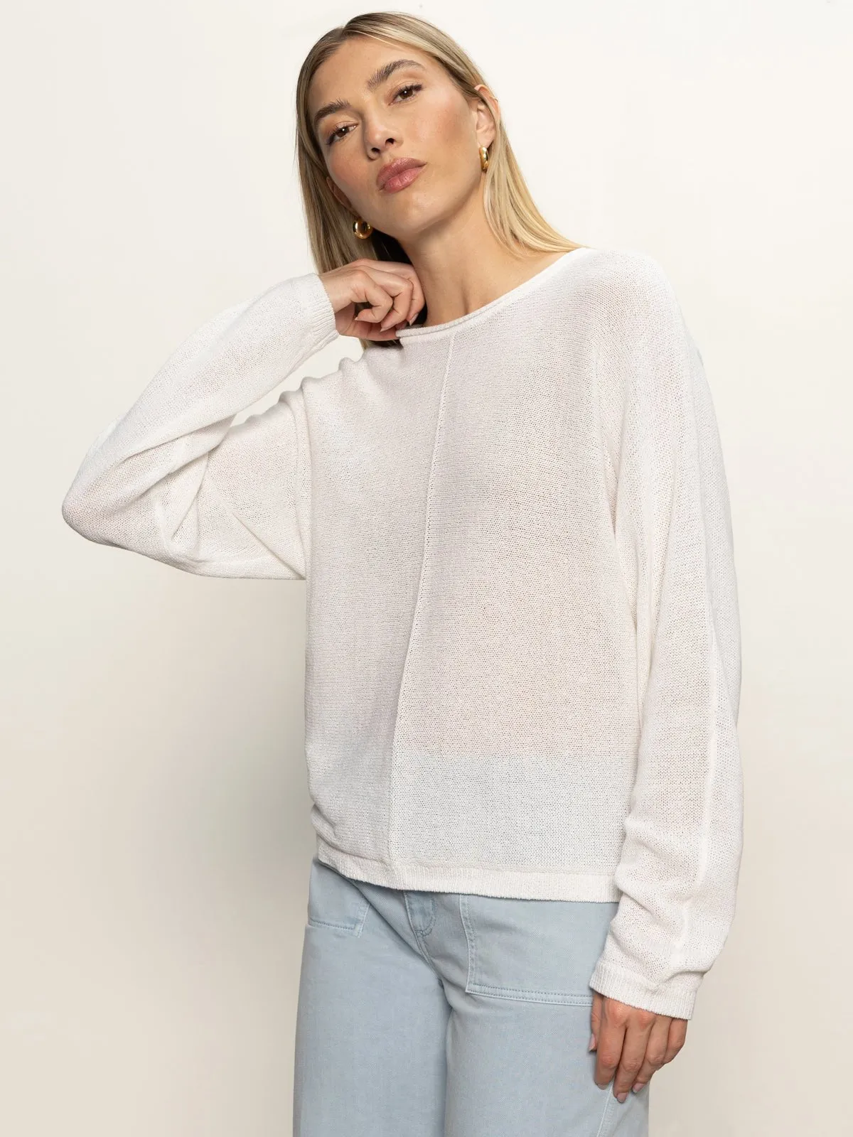 Easy Knitwear Top White sold by Sanctuary