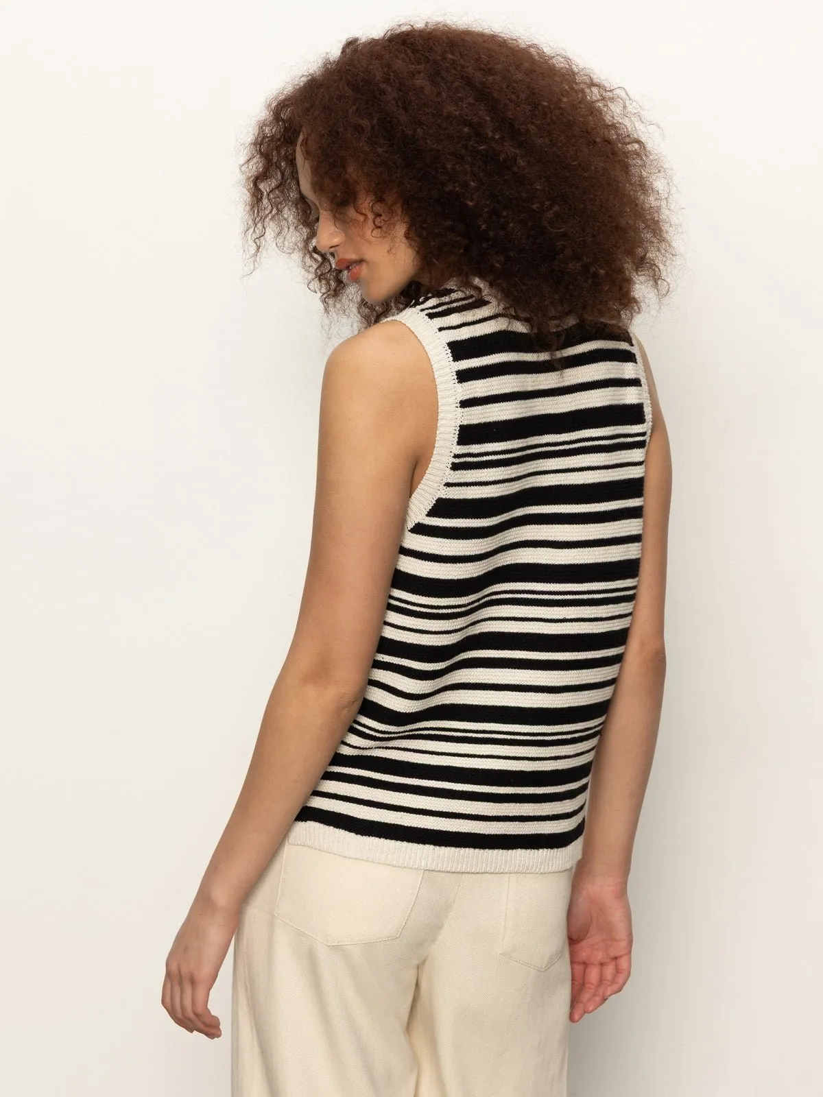 Modern Sweater Shell Black Macrame sold by Sanctuary product image thumbnail 3