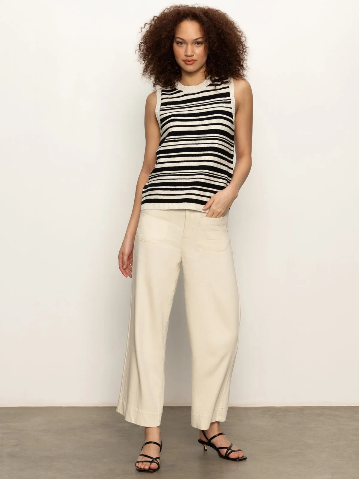 Modern Sweater Shell Black Macrame sold by Sanctuary product image thumbnail 5