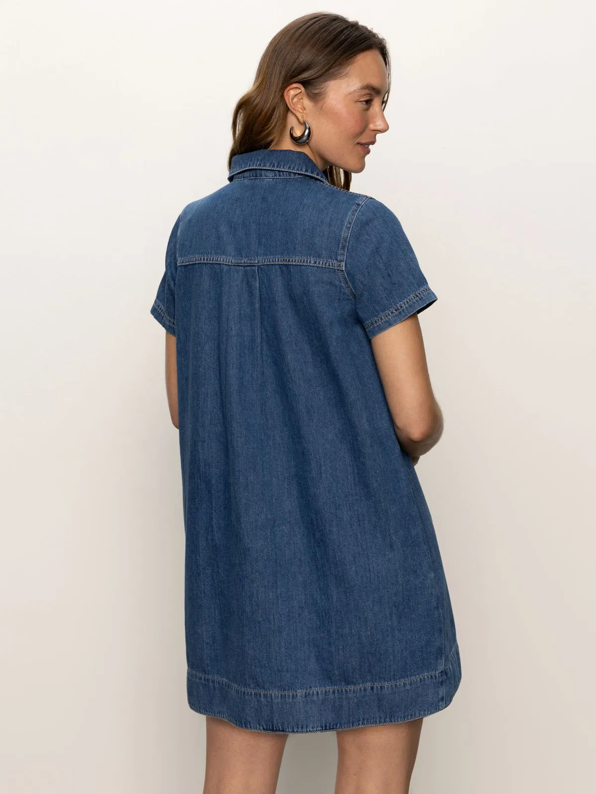 Denim Shiftdress Medium Wash sold by Sanctuary product image thumbnail 3