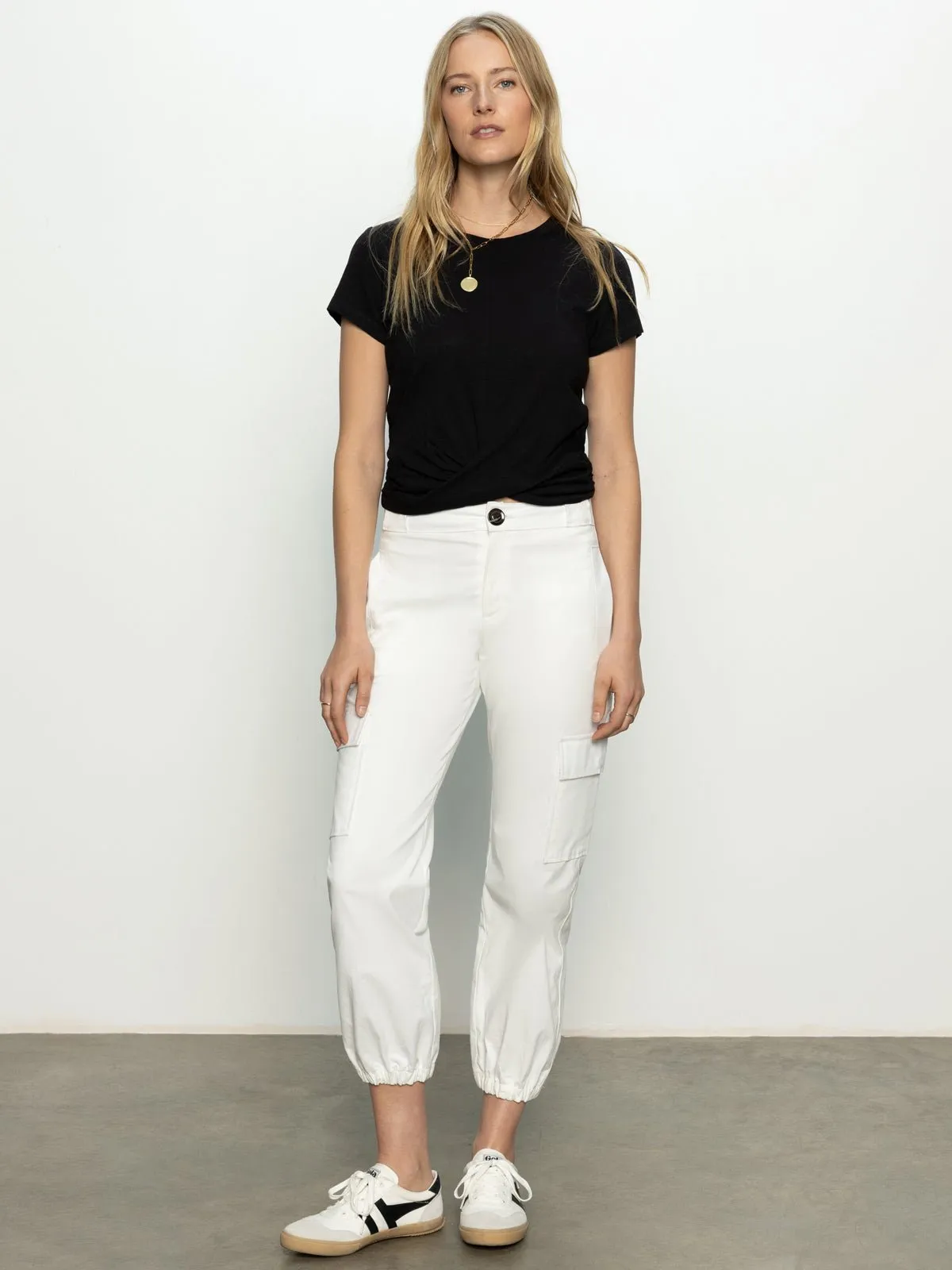 Take Over Jogger Mid-Rise Pant Bleached White sold by Sanctuary product image thumbnail 5