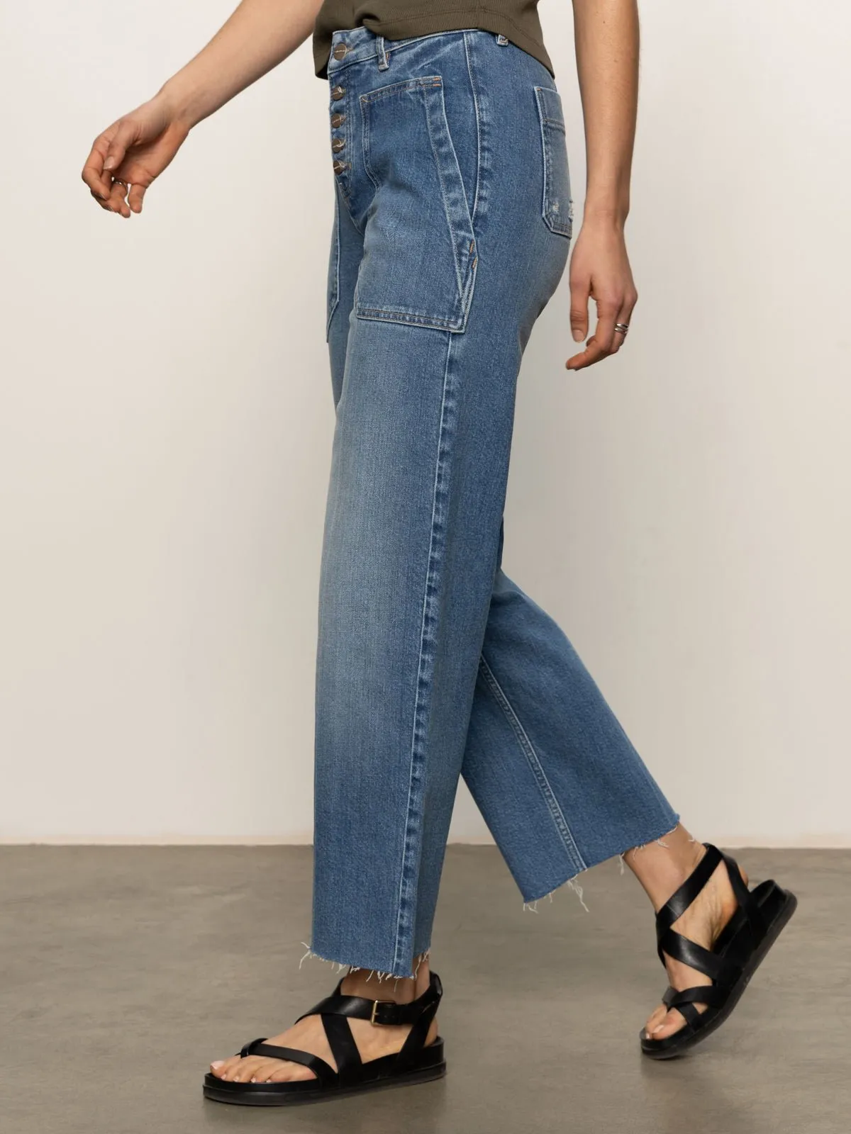 Soleil 90's Straight High Rise Jeans Medium sold by Sanctuary product image thumbnail 4