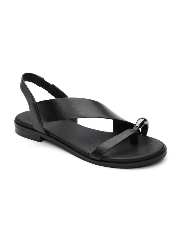 Suave Toe Ring Sandal Black sold by Sanctuary