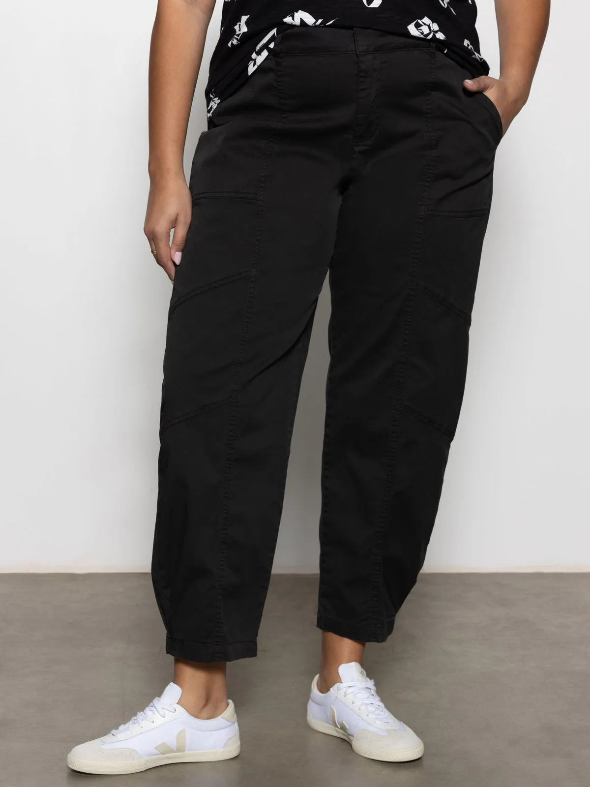 Sahara Tapered Standard Rise Pant Black Extended Sizing sold by Sanctuary