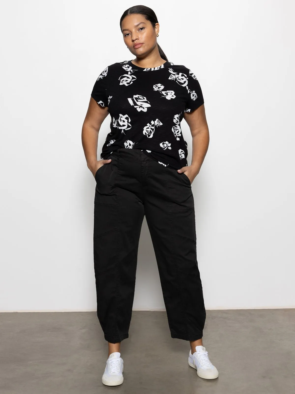 Sahara Tapered Standard Rise Pant Black Extended Sizing sold by Sanctuary product image thumbnail 4