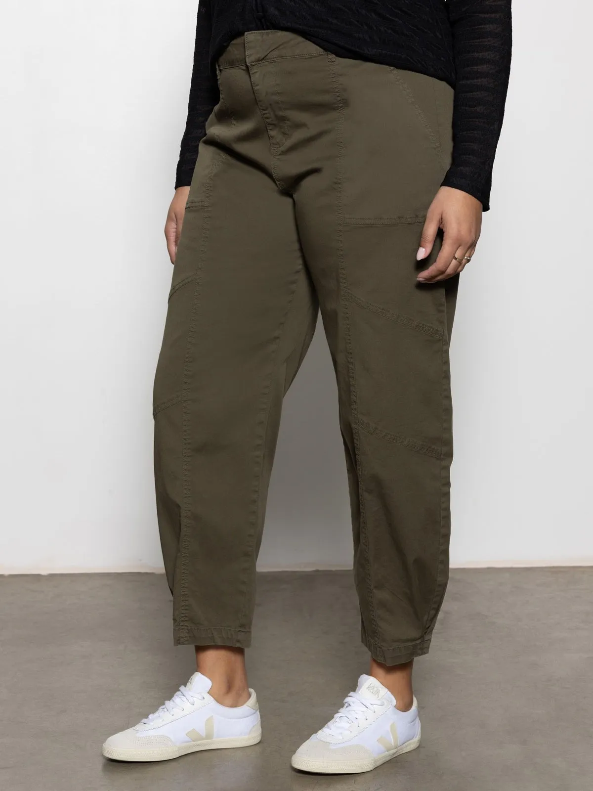 Sahara Tapered Standard Rise Pant Burnt Olive Extended Sizing sold by Sanctuary product image thumbnail 3