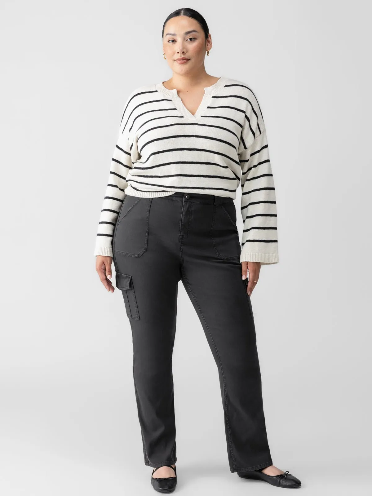 Sculpted Hayden Bootcut Standard Rise Pant Black Extended Sizing sold by Sanctuary product image thumbnail 3