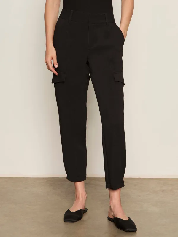 Polished Standard Rise Cargo Pant Black sold by Sanctuary