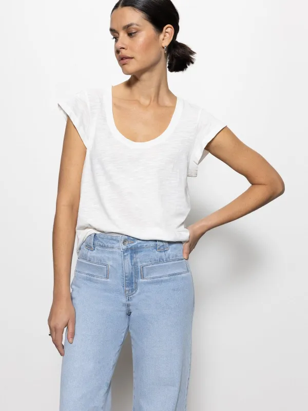 West Side Tee White sold by Sanctuary