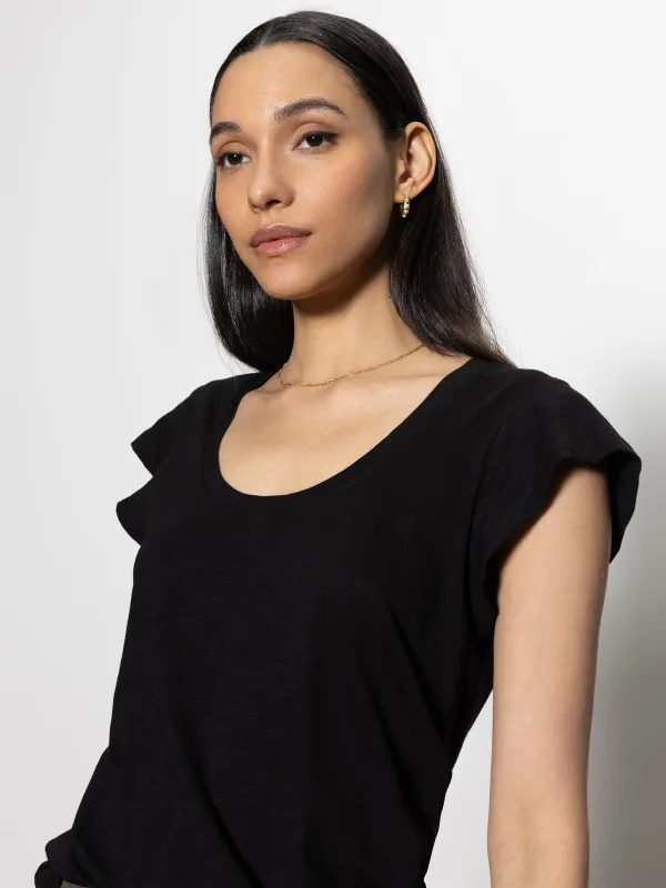 West Side Tee Black sold by Sanctuary