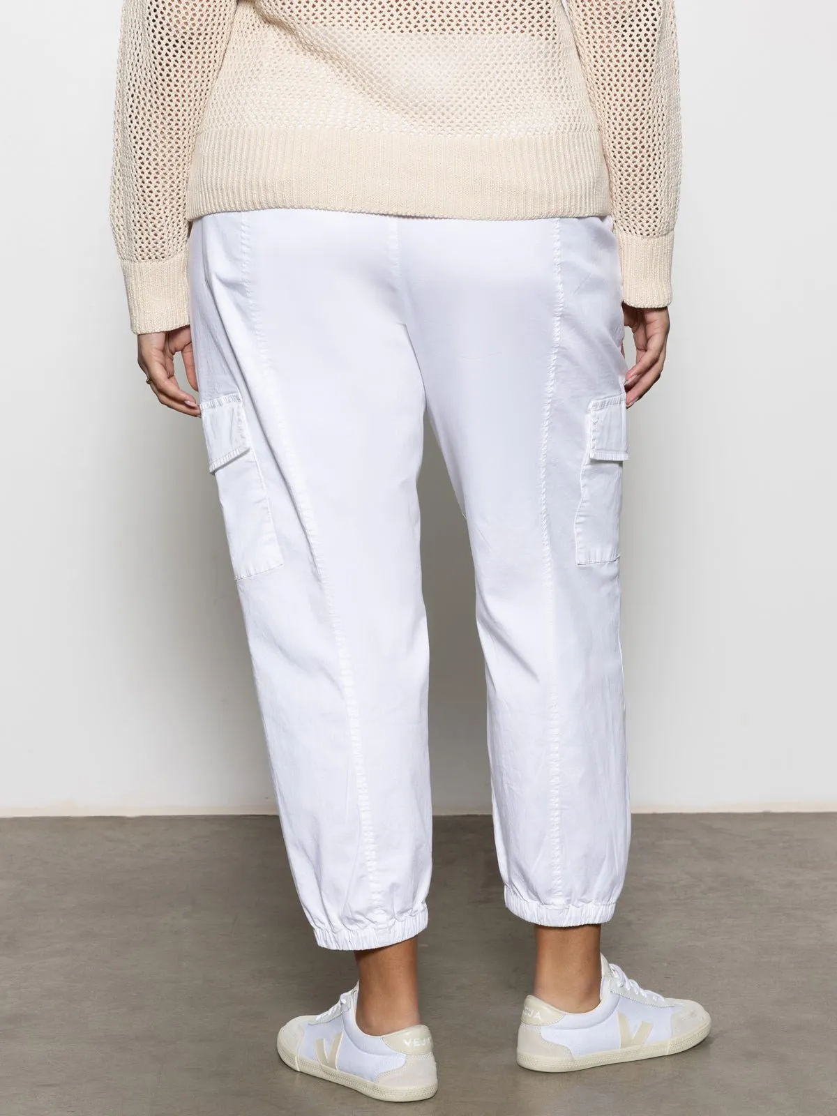 Rebel Standard Rise Pant Brilliant White Extended Sizing sold by Sanctuary product image thumbnail 2