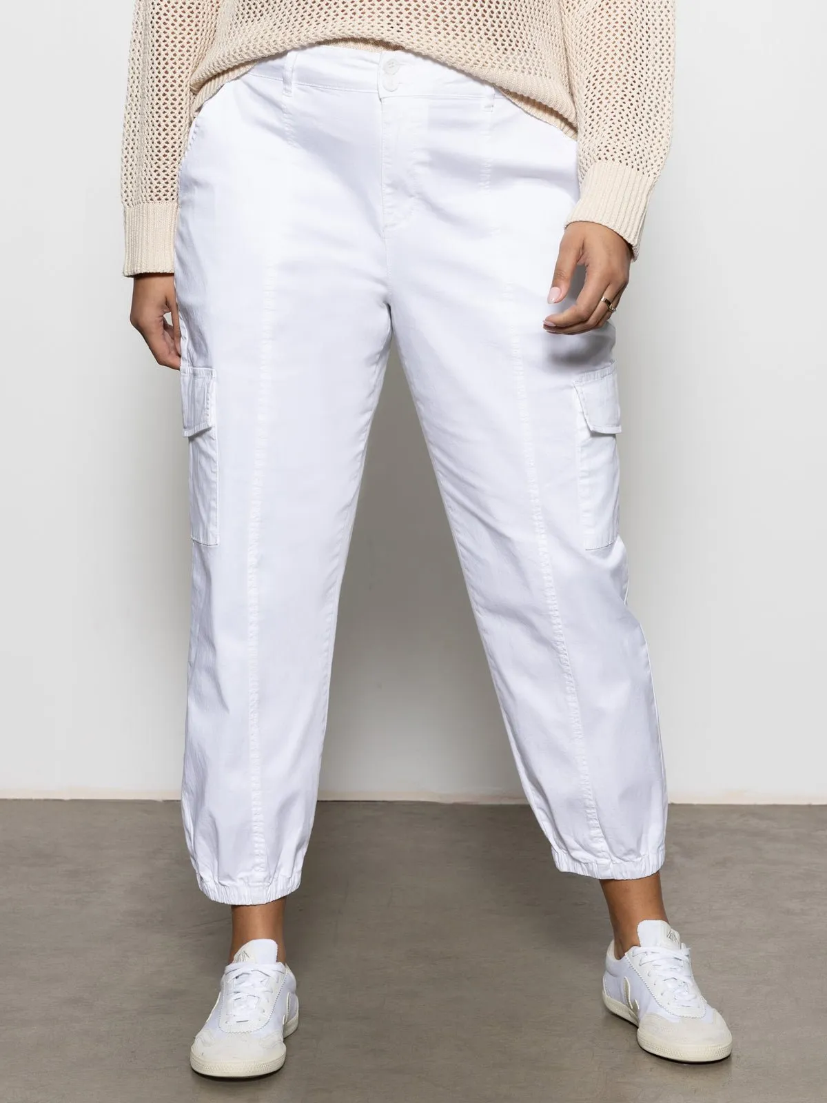 Rebel Standard Rise Pant Brilliant White Extended Sizing sold by Sanctuary product image thumbnail 3