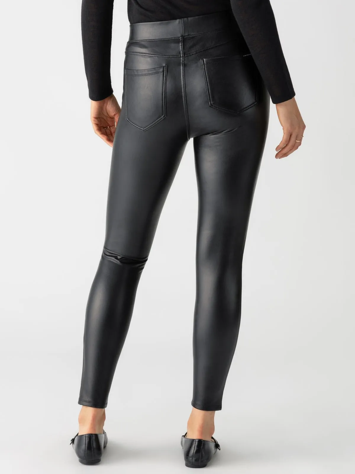 Runway Semi High Rise Legging Slick Black sold by Sanctuary product image thumbnail 2
