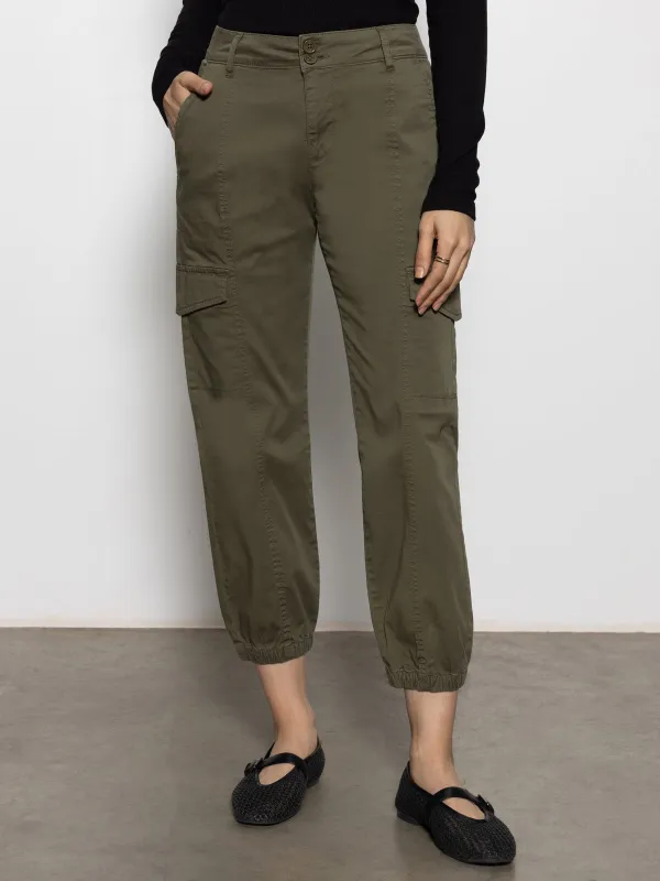 Rebel Standard Rise Pant Hiker Green sold by Sanctuary