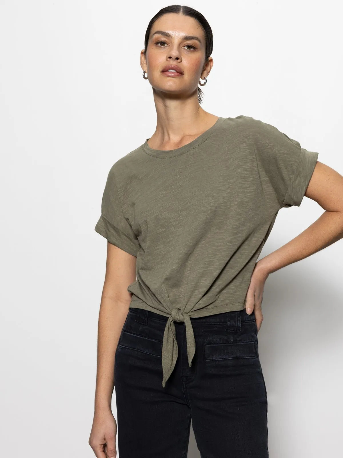 All Day Tie Tee Trail Green sold by Sanctuary product image thumbnail 5