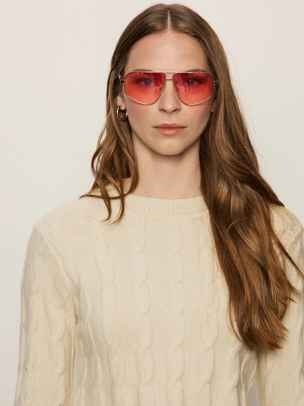 One In A Million Cable Crewneck Sweater Vanilla sold by Sanctuary product image thumbnail 5