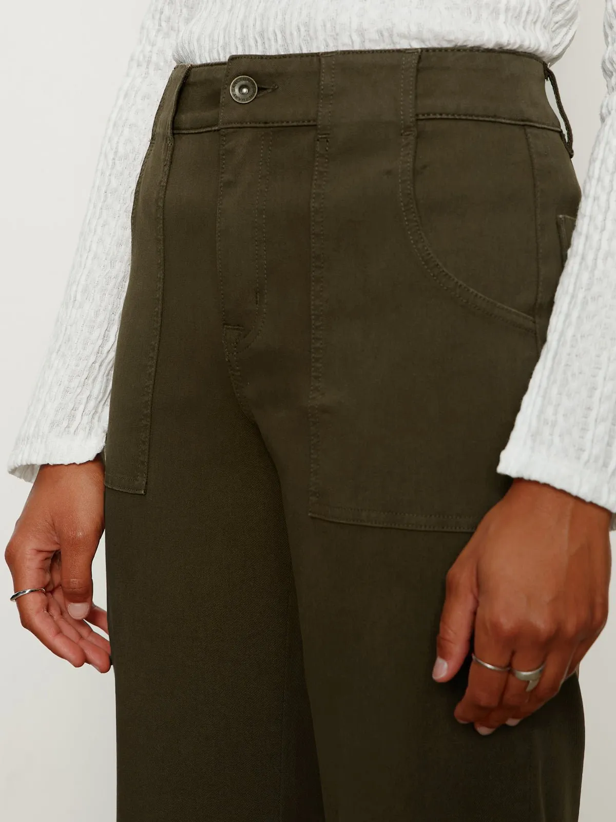Sculpted Insider Wide Leg Pant Timber sold by Sanctuary product image thumbnail 5