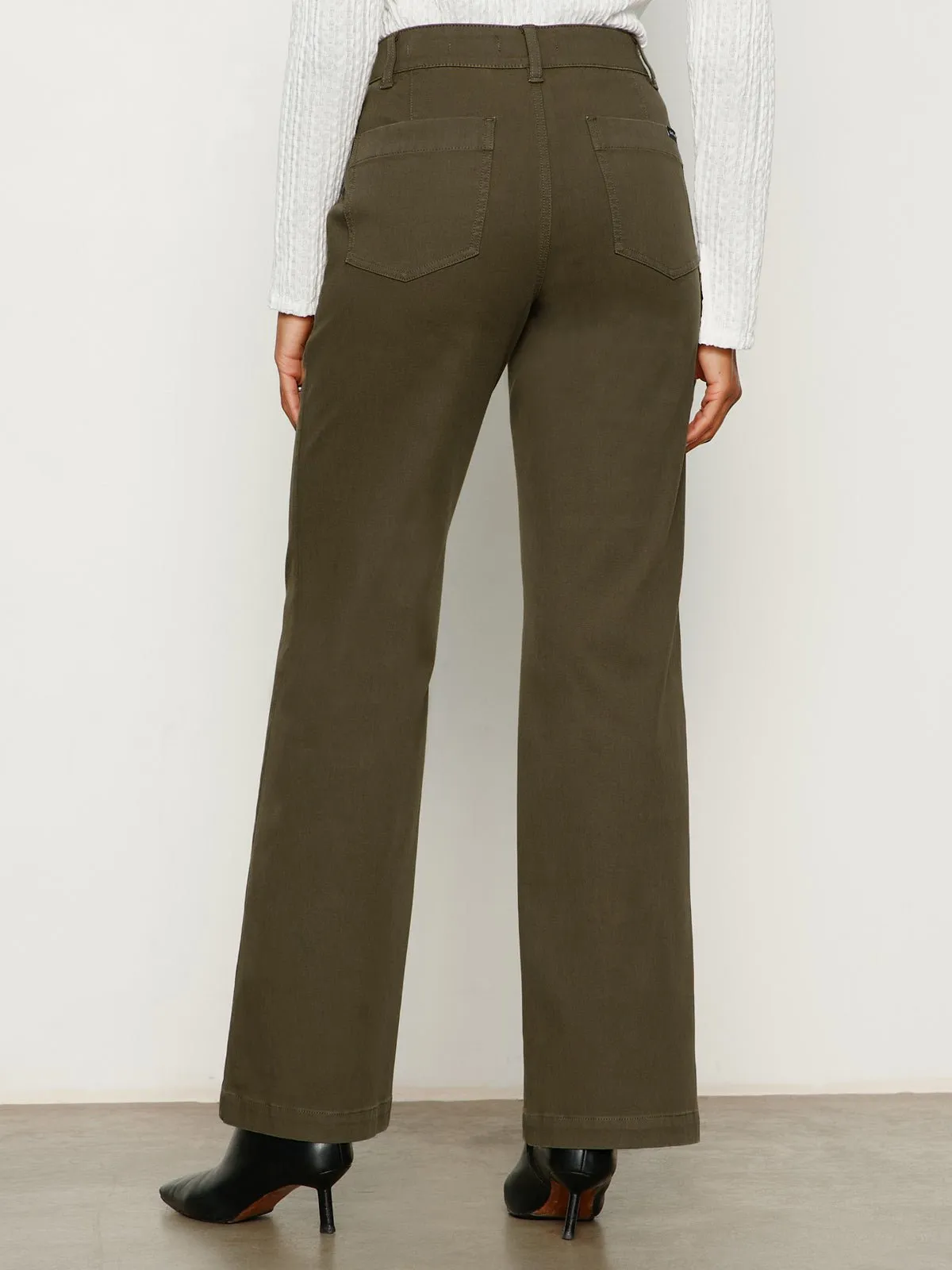 Sculpted Insider Wide Leg Pant Timber sold by Sanctuary product image thumbnail 3