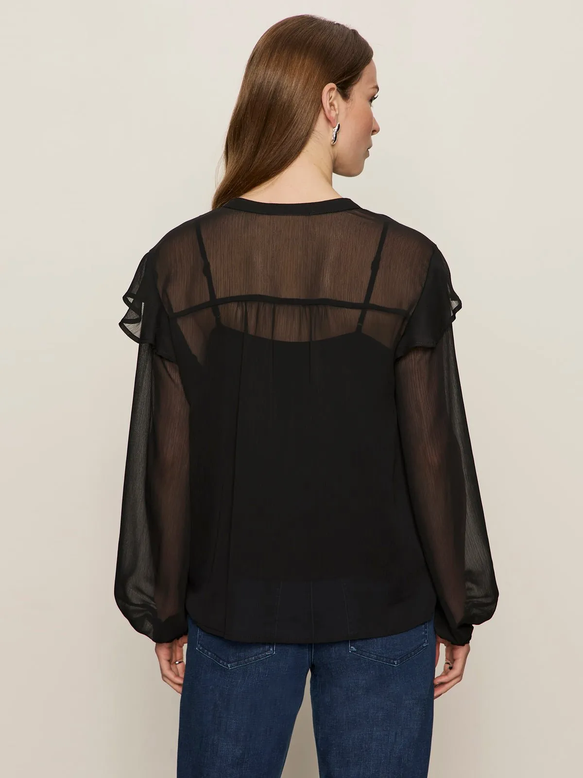 Nostalgia Embroidered Blouse Black sold by Sanctuary product image thumbnail 4