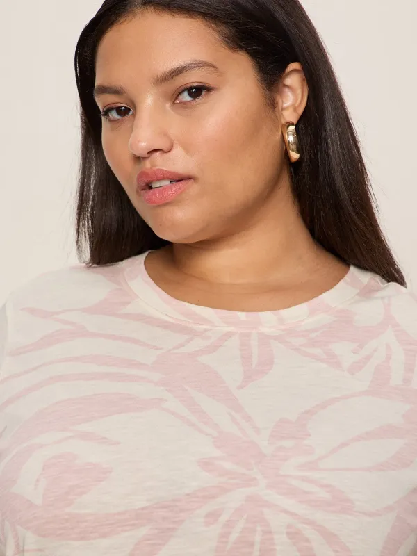 The Perfect Tee Rose Vine Extended Sizing sold by Sanctuary