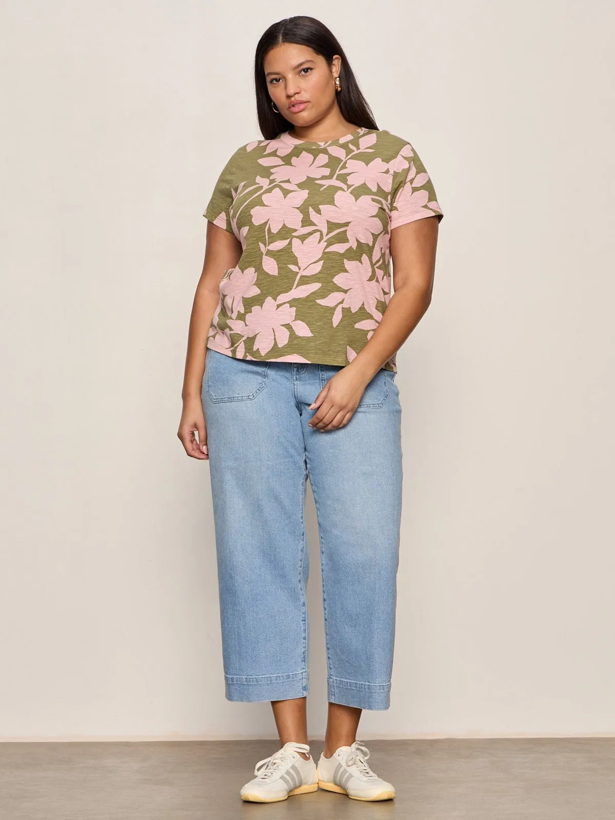 The Perfect Tee Pink Silhouette Extended Sizing sold by Sanctuary product image thumbnail 5