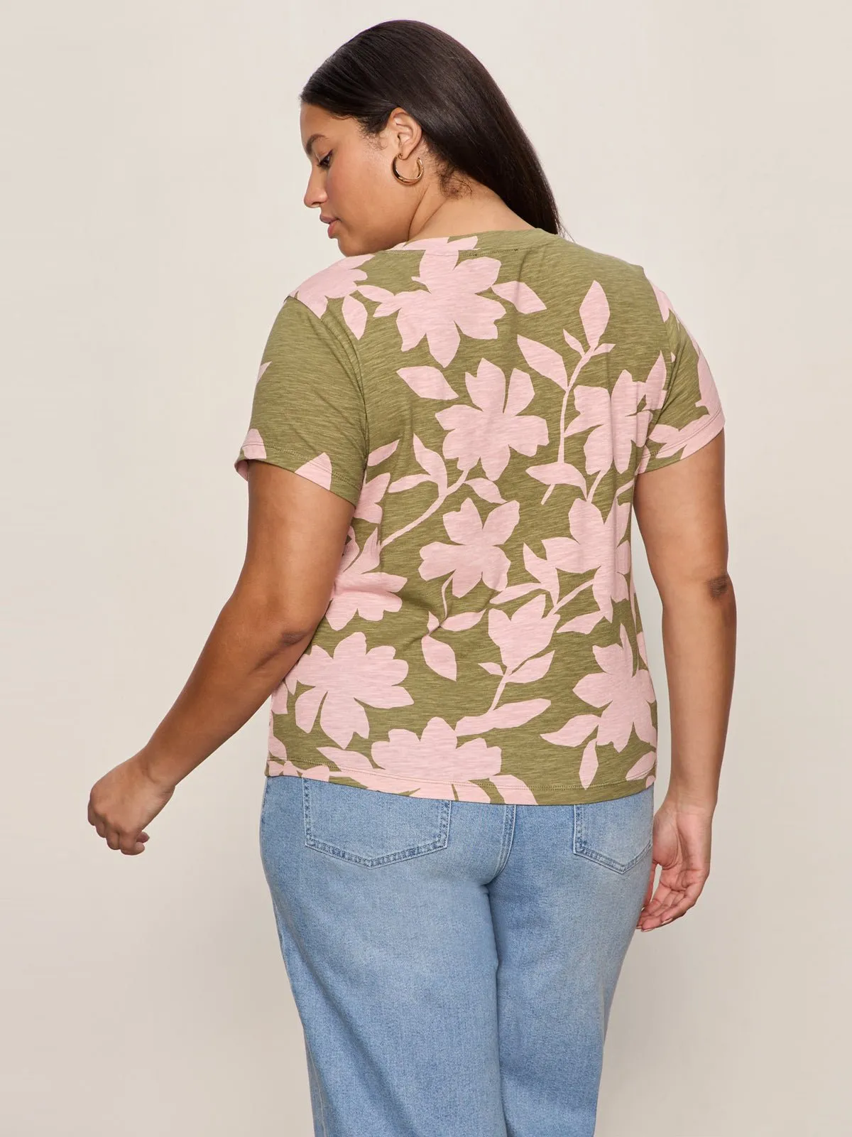 The Perfect Tee Pink Silhouette Extended Sizing sold by Sanctuary product image thumbnail 4