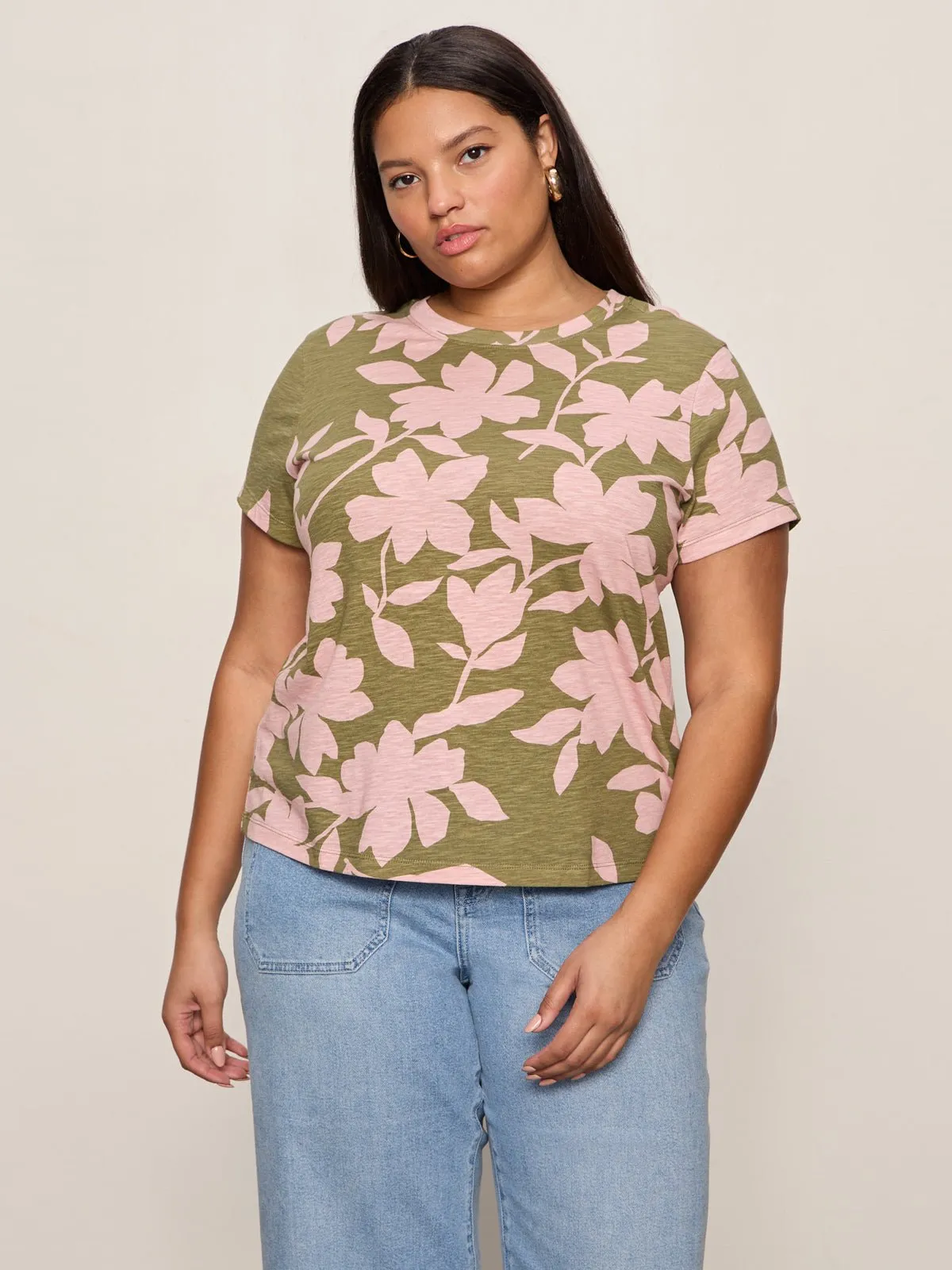 The Perfect Tee Pink Silhouette Extended Sizing sold by Sanctuary product image thumbnail 2