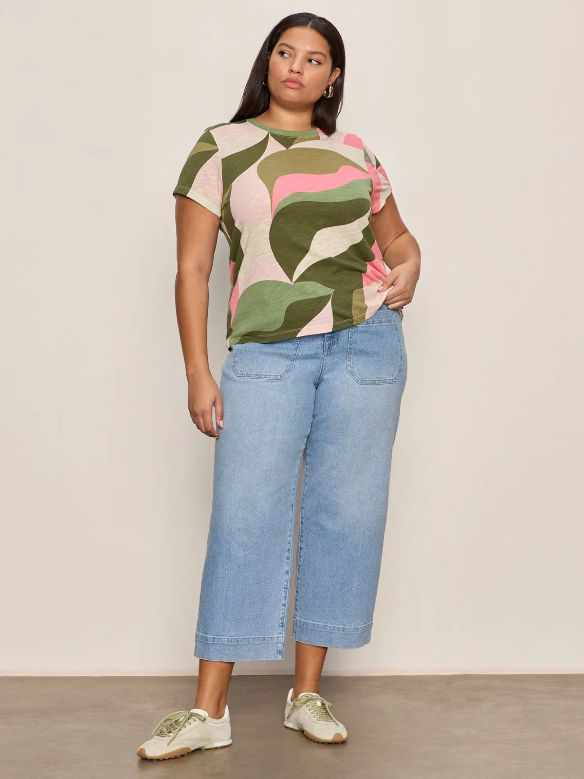 The Perfect Tee Green Vista Extended Sizing sold by Sanctuary product image thumbnail 4